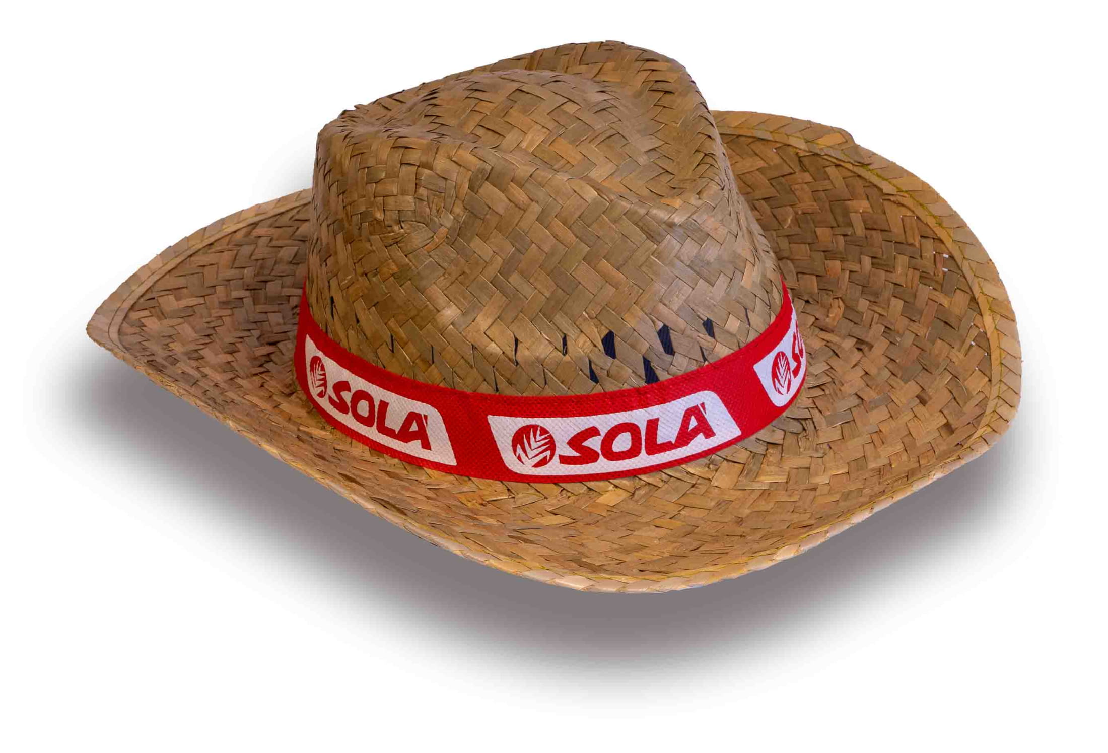 SOLÀ STRAW HAT WITH RED RIBBON - 